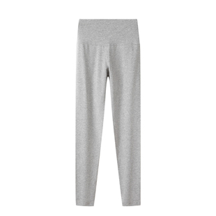 加长版纯棉秋裤女高个子秋冬薄款无痕修身全棉保暖打底棉线衬毛裤