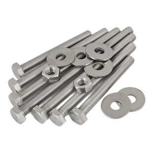 304不锈钢加长外六角穿墙螺丝钉子螺杆对穿丝杆M6M8M10M12M14CY