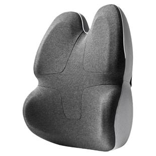 PPW办公室电脑椅护腰靠垫记忆棉背靠枕背腰垫慢回弹沙发座椅腰靠