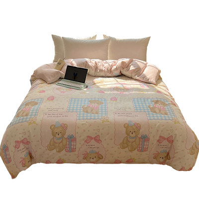 卡通全棉被套宿舍被罩被芯套