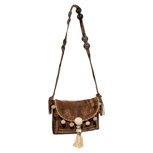 拟梦塞上曲挎包 民族风异域风雪尼尔方包单肩包多分隔袋大容量