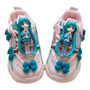 女童鞋子2026新款春季运动鞋轻便女孩儿童春款老爹鞋网面透气网鞋