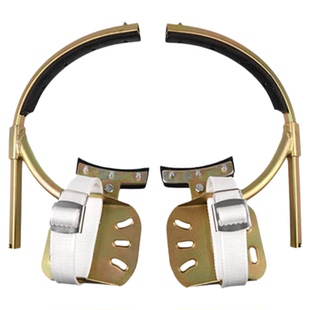 国标电工脚扣爬树神器脚蹬子加厚爬水泥杆电线杆路灯铁鞋上树登杆