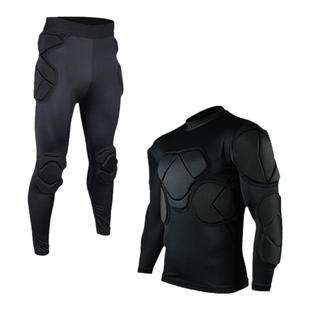 守门员服装门将服防撞长短袖足球运动球衣长短裤护臀护胸防护套装