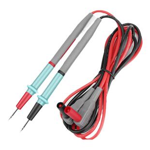 鹿仙子不锈钢万用表笔细尖表笔线数字指针防冻软硅胶可换头配件