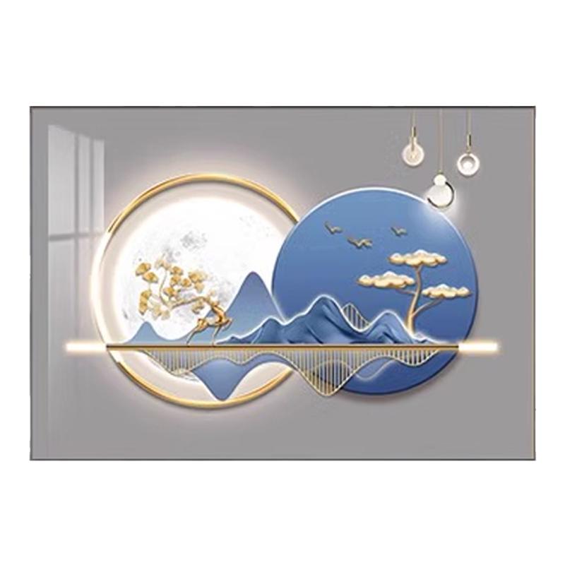 福字挂画客厅装饰画高档大气沙发背景墙壁画现代简约百福图三联画