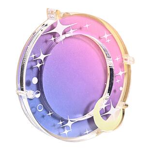 吧唧卡砖动漫二次元谷子展示架适合58mm徽章亚克力密封防尘收纳框