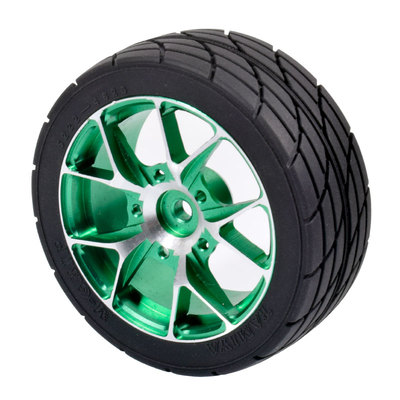 1:10房车94122平跑轮胎94123平头哥ptg2金属轮毂xv01田宫TT02竞速