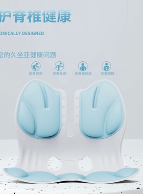 护腰坐垫加大版办公室腰腰靠背累坐姿垫腰不久坐一体护椅护靠靠垫