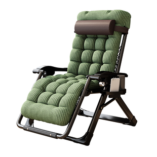 躺椅坐睡两用可折叠午休藤椅办公室家用阳台老人靠背藤编椅子冬季