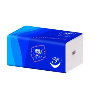 雪亮加大加厚柔软抽纸家用纸巾卫生纸擦手纸餐巾纸面巾纸厕纸整箱