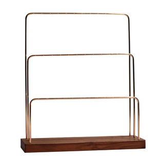 耳环架子展示架摆摊夜市立式木质 家用 创意小饰品店铺首饰收纳架