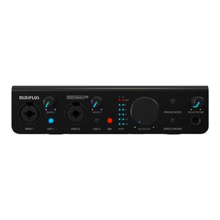 迷笛MidiPlus STUDIO2 PRO OTG外置声卡台式机笔记本电脑直播录音