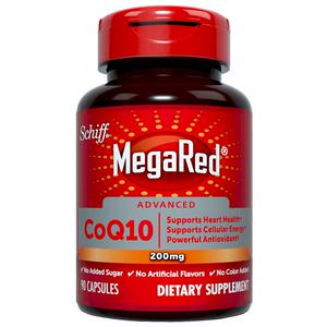 schiff MegaRed脉拓高含量辅酶q10胶囊中老年心脑健康200mg