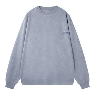 BJHG不计后果圆领卫衣男款春季潮牌美式情侣刺绣宽松基础款上衣女