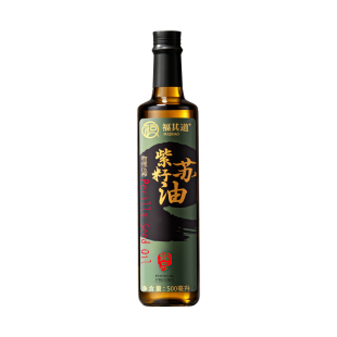 冷初榨有机纯紫苏籽油官方旗舰店正品高纯紫苏籽油的功效与作用好