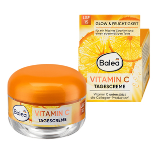 Balea芭乐雅VC日霜提亮肤色抗氧化保湿补水提拉紧致淡纹面霜50ml