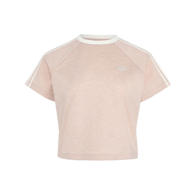 adidas阿迪达斯三叶草女子莱赛尔休闲修身运动短袖T恤KY8480