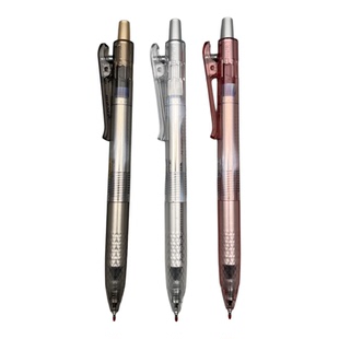 晨光孔庙祈福炫透大墨王按动中性笔0.5mmST笔头速干碳素墨水防水学生用笔记刷题作业考试办公J90X3签字笔水笔