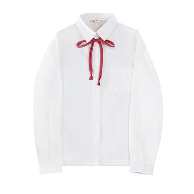 白色jk衬衫大小码基础款