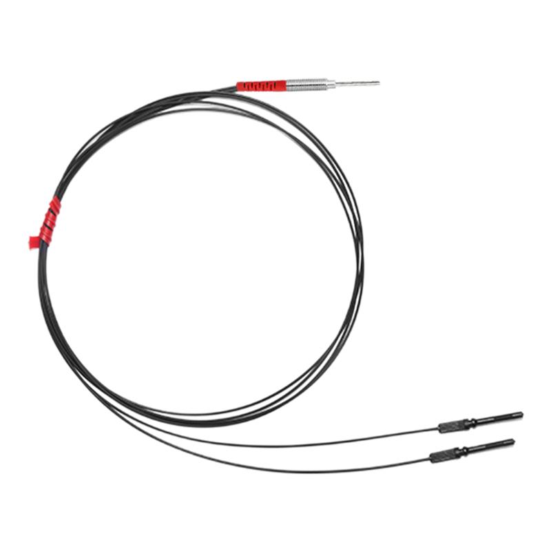 光纤传感器探头漫反射对射m3m4m6光纤放大器感应线凸针直径 1.5MM
