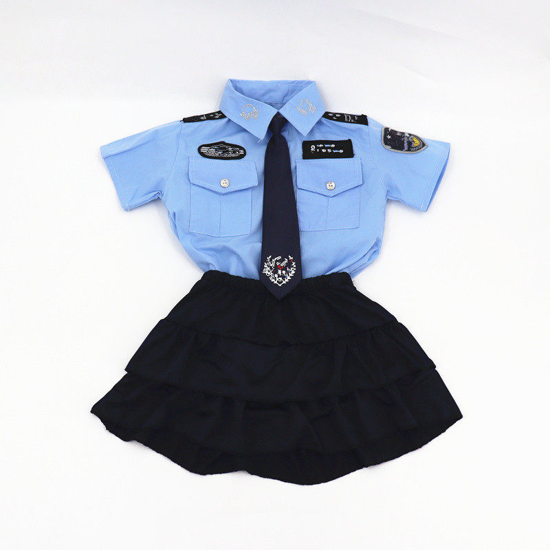 六一儿童角色扮演小敬官演出服男女童职业扮演童装生日礼物摄影服