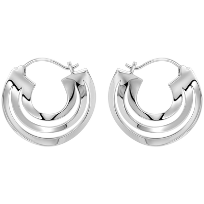 白岚925纯银耳环女小众设计感