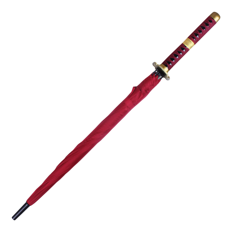 动漫雨伞长柄伞直杆刀伞鬼灭海贼王晴雨伞武士个性创意伞遮阳伞