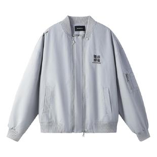 MANYSTON 美式复古棒球服外套男生款春秋季潮牌休闲情侣飞行夹克