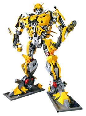 变形金刚摆件咖啡厅创意道具模型