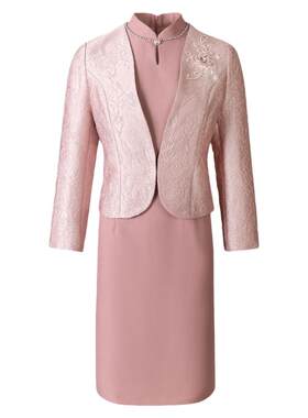 春夏新中式妈妈婚礼服旗袍套装裙