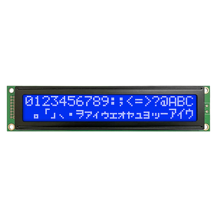 字符点阵LCM2002B大字符LCD液晶显示屏20个字符*2行LCM显示屏模组