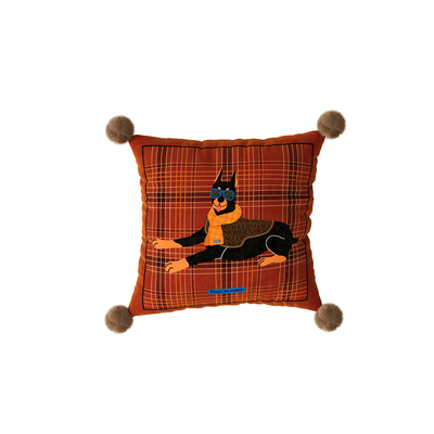 母婴级A类面料红色氛围沙发抱枕