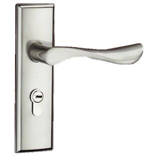 福莱雅0108卧室房门出租房单位换配锁多孔距多种边距锁体单舌门锁