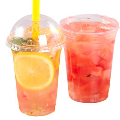 一次性pet冰咖啡冷饮卡口奶茶杯