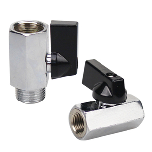 迷你球阀开关气管快插手阀4/6/8/10/12/14/16mm快拧宝塔卡套接头