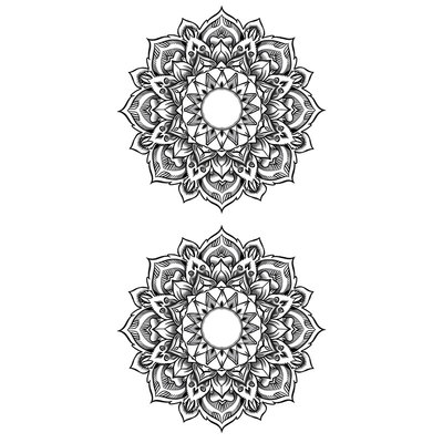 胸贴组合彩色纹身贴防水女持久高