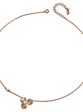 新款小花爆闪镶锆天然珍珠耳环网红时髦气质戒指花朵高级小众项链