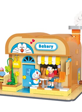 贝乐迪铜锣烧店拼装积木女孩拼图