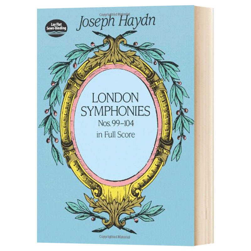 华研原版 伦敦交响曲99-104号全谱 英文原版 London Symphonies 歌谱乐谱 海顿 英文版 进口英语书籍