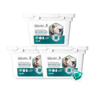 蔬果园蓝盾洗衣凝珠留香持久