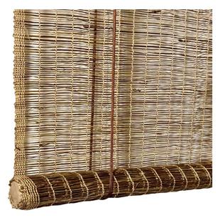 苎麻隔断帘玄关挂帘屏风草麻帘垂帘茶室帘屏风苎麻卷帘半透遮阳帘