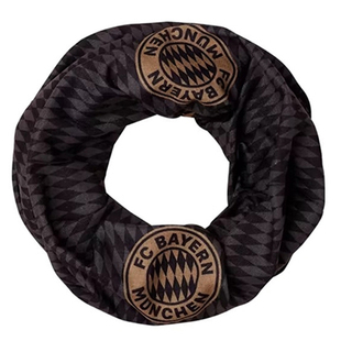 进口拜仁围巾脖黑底金色logo多戴法魔巾官方正品30610品德居