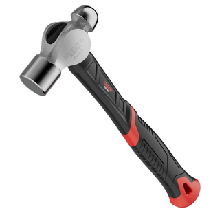 德力西圆头锤家用奶头锤砸核桃小敲锤手工锤子户外铁锤不锈钢榔头