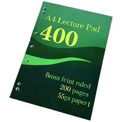 小红书同款开心400薄脆本高颜值加厚笔记本学生简约草稿本练习本