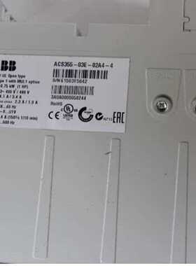 议价议价ABB变频器ACS355-03E-44A0-4三相380V可开增票22KW