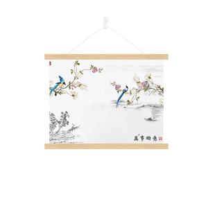 新中式电表箱盒遮挡装饰画挂画客厅卧室床头餐厅沙发背景墙壁画布