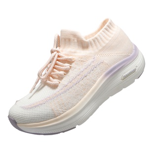 外贸健步鞋女款2026春季新款网面透气一脚蹬运动鞋轻便软底休闲鞋