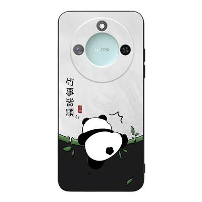 luckrider适用于荣耀x60小清新韩系手机壳brc-an00简约文字honorx60美观大方huawei保护硅胶套6.8寸全包防摔h