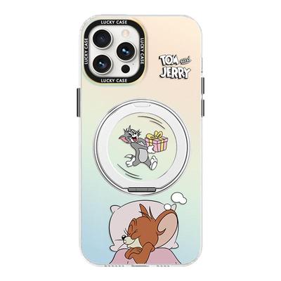 猫和老鼠镭射磁吸支架手机壳